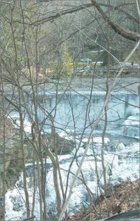 Beautiful Bellvale-The waterfall and cascading water a week ago just off Route 17A in Bellvale created a scene that legendary sportsman and writer Frank Forester might have admired. (Photo by J. J. Kimiecik)