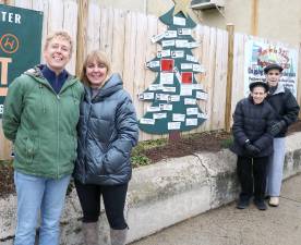 From left, Angel Tree committee members Betsy Mitchell, Eileen Patterson and Susan and Glenn Dickes.