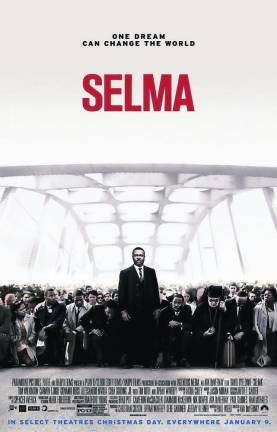The second movie in the Florida Public Library's Black History Film Festival will be Selma, on Wednesday, Feb, 12, at 3:30 p.m.