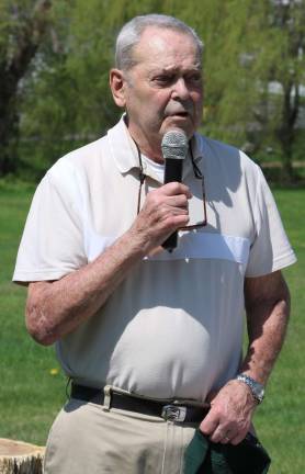 On April 28, 2017, there was a departure in part from the usual Arbor Day ceremony at Stanley-Deming Park when it honored outgoing Village Tree Commissioner Roger Metzger, a 50-year veteran of the Commission and its Commissioner for more than 40 of those years.