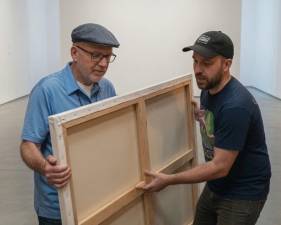 The works of Catello Somma (left) and Morgan Jesse Lappin will be on display at a new LightClub of Curiosity exhibition.