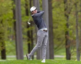 <b>Johnny Solari played on the Adelphi University men’s golf team this past spring season.</b>