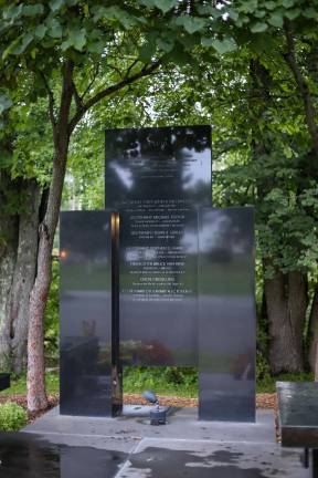 9/11 Monument in Warwick’s Memorial Park. Photo by Aja Brandt