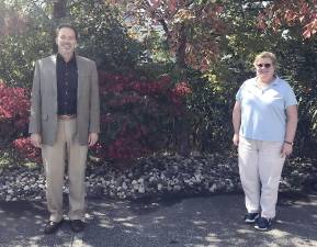 Garrett Durland and Pamala Starer are the winners of the 2020 Warwick Lions Club’s Robert J. Uplinger Distinguished Service Award for their community service. Provided photo.