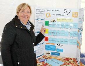 Palliative Care Coordinator Peg Palermo, RN, MS, explained the role of her department in patient care.