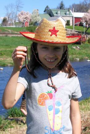 "I'm using worms for bait" - Angelina Kanz, 7.