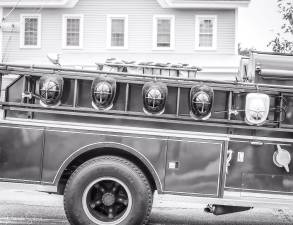 Photographer Renato Silvis offered this somber, black and white image from the Warwick Fire Department's 150th anniversaries earlier this year.