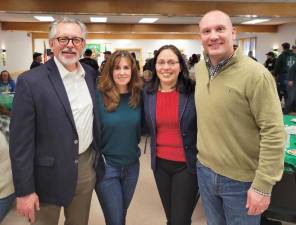 (L-R) Tom Mattingly, Karen Amundson, Ana Kanz and Jesse Dwyer during the Feb. 26, 2023 Annual Celtic Day celebration in Greenwood Lake.