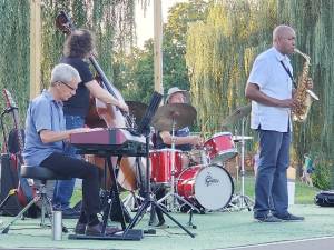 The Eric Person Group performing at the 2021 Hudson Valley Jazz Festival.