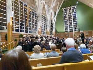 On Sunday afternoon, Dec. 15, the Church of St. Stephen, the First Martyr at 75 Sanfordville Road in Warwick was filled to capacity for a Christmastime concert performed by the Warwick Valley Chorale.