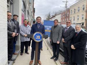 Senator James Skoufis (D-Hudson Valley) joined with officials from the villages of Chester, Washingtonville, Monroe, and Woodbury on Thursday to announce the $400,000 initiative.