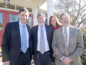 Pictured from left to right are: Stuart Durland, John Vero, Tammy Artusa and Garrett Durland.