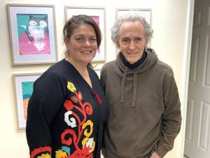 Tails Up owners Brenda Wiley and Charlie Krack.