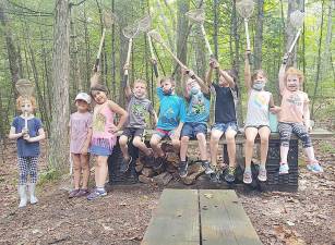 All hail the Polliwog campers (entering 1st or 2nd grade) at the Pocono Environmental Education Center’s Nature Day Camp. Provided photo.