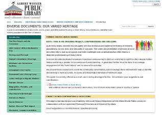 Warwick. ‘Documents of Diversity’ web guide now available