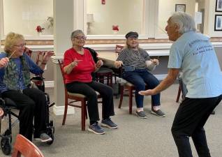 David Dworkin does Conductorcize with seniors.
