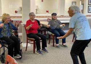 David Dworkin does Conductorcize with seniors.