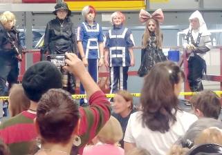 Pictured here are some of the contestants at the Halloween costume contest held last Thursday at the Florida Fire Department.
