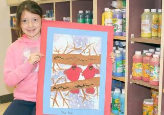 Park Avenue fourth-grader Jillian Parson is the Warwick Valley student artist of the week: