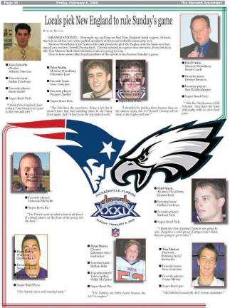 New York likes the Pats in Super Bowl XXXIX