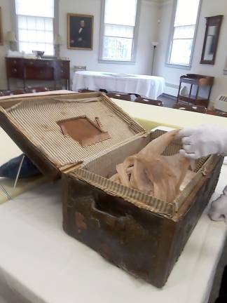 Warwick hero Capt. James Benedict's trunk from the Civil War is available for viewing one last time at the New Acquisitions exhibit at the Buckbee Center, 2 Colonial Ave., Warwick on Sun., Oct. 27, from 2 to 4 p.m.