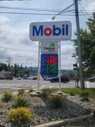 Gas prices as of Monday, June 13 in Chester, N.Y.