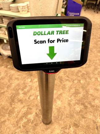Dollar Tree and Dollar General stores often have scanners in aisles or near the front of the store so shoppers can check item prices. Not all stores have them, though, in which case ask an associate for help if you need it.