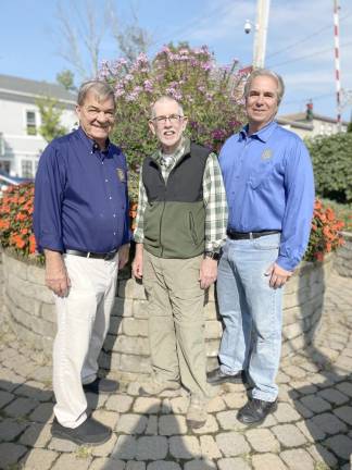 Warwick Citizen of the Year Michael Sweeton, center, will be honored during a ceremony Wednesday, Oct. 26, at the Landmark Inn. Sweeton is shown with event co-chairs Stan Martin, left, and Leo R. Kaytes.
