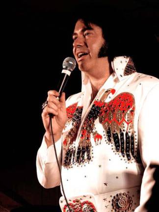 Provided photo Professional Elvis Presley impersonator Bob James McArthur will perform at the Greenwood Lake Public Library on Saturday, Feb. 16.