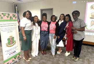 Alpha Kappa Alpha Sorority, Incorporated, Alpha Gamma Eta Omega Chapter hosted “Just Fine: A Mental Health Awareness Experience” on May 19 at the Middletown Thrall Library in Middletown.