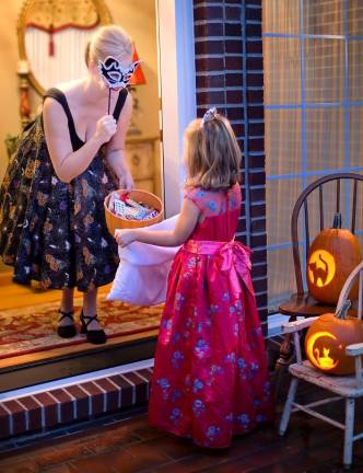 Spreading Halloween spirit around the village
