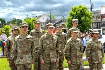 S.S. Seward JROTC students participate in Memorial Day events.