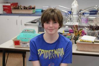 Warwick Valley Middle School eighth-grader Hilary Kleinman.