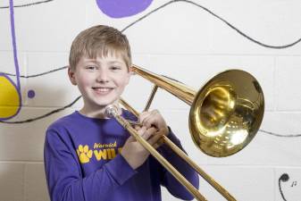 Sanfordville Elementary School fourth grader Presley Forbes.