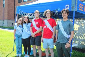 S.S. Seward’s top five students: Kendall Guerra, Stephanie Reicherter, Milo Janata, Ryan Lempka, and Derrick You.