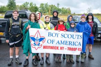 Troop 45 from Warwick.