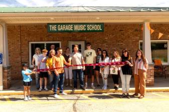 The Warwick Valley Chamber of Commerce celebrated the opening of The Garage Music School on May 26.