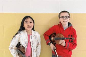 WVCSD Artists of the Week Mila Chan and Alexander Mita.