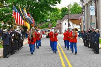 The Franklin Band marches in the Memorial Day Parade last year in Franklin. (File photo by Maria Kovic)
