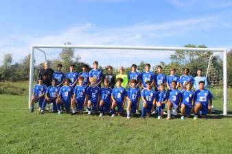 The S.S. Seward boys’ varsity soccer team.