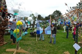 Treecycle art, one of the events under the “Earth to Warwick” umbrella.