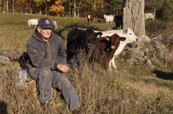 Will Brown became a farmer in Warwick after a Wall Street career that included 10 years as chief economist at J.P. Morgan. Provided photos.