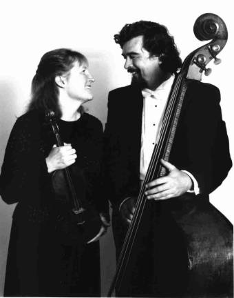 Violinist Krista Bennion Feeney and bassist John Feeney will perform at Pacem in Terris in Warwick on Sunday, July 23.