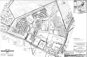 Proposed Blain Town Square site plan.