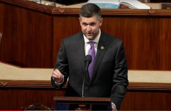 Rep. Pat Ryan from the floor of the House or Representatives on Feb. 1, 2023.