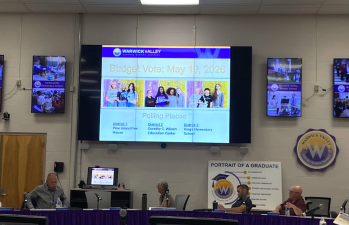 The WVCSD Board of Education presented an overview of the district’s proposed budget at a public hearing held on May 7.