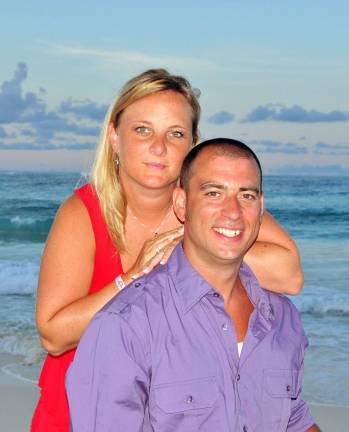 Cyara Kamp and John Clavell wed