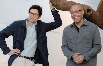 Award-winning pianists Timo Andres and Aaron Diehl.