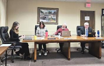 The Feb. 20 Warwick Village Board meeting.