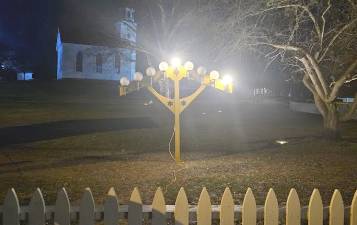 Warwick celebrates the first night of Hanukkah